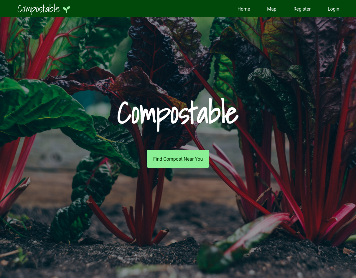 photo of compostable home page